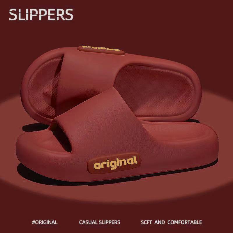 Summer Eva Non-Slip Indoor Slippers: Cozy Thick-Soled Sandals for Home, Bath, or Hotel