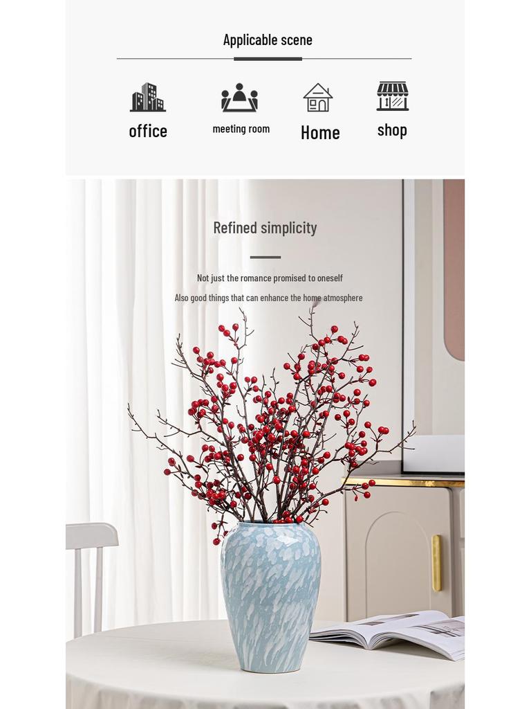 Современная минималистичная керамическая ваза из Цзиндэчжэня для гидропоники