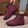 Women's Boots Winter New Thick-soled Lightweight Velvet Waterproof Women's Shoes Side Zipper High-top Snow Boots