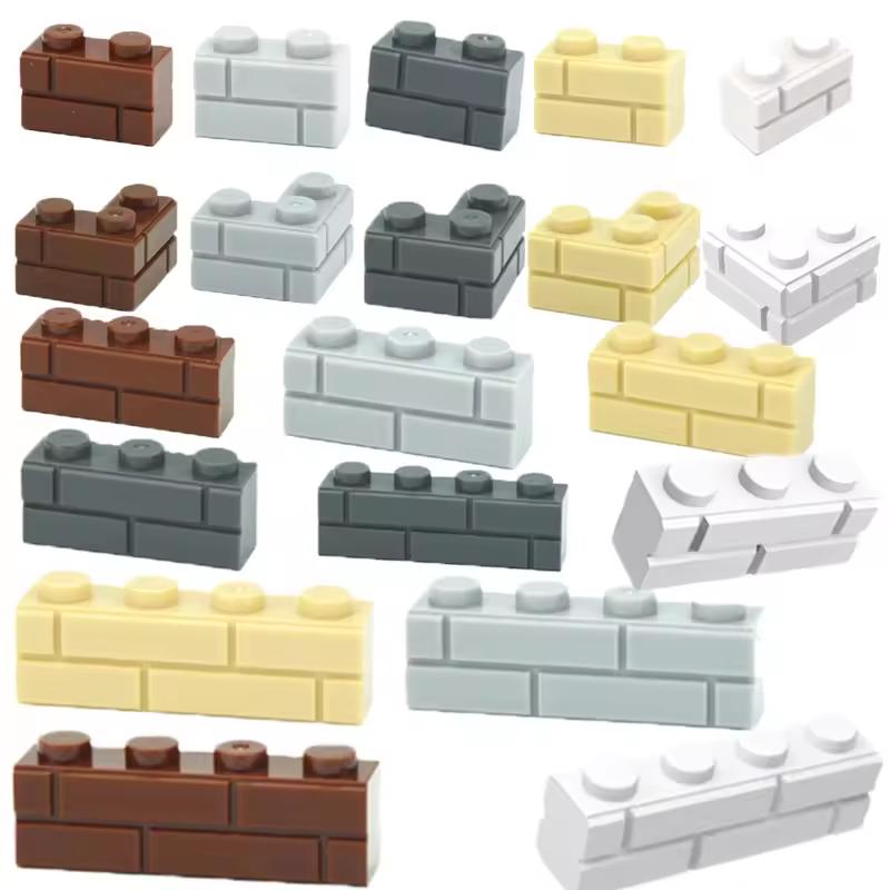 120 шт. Конструктор DIY Фигурки Город MOC Толстостенные Кирпичики Образовательные Креативные Игрушки Идеально для Детей Размер Совместим Со Всеми s