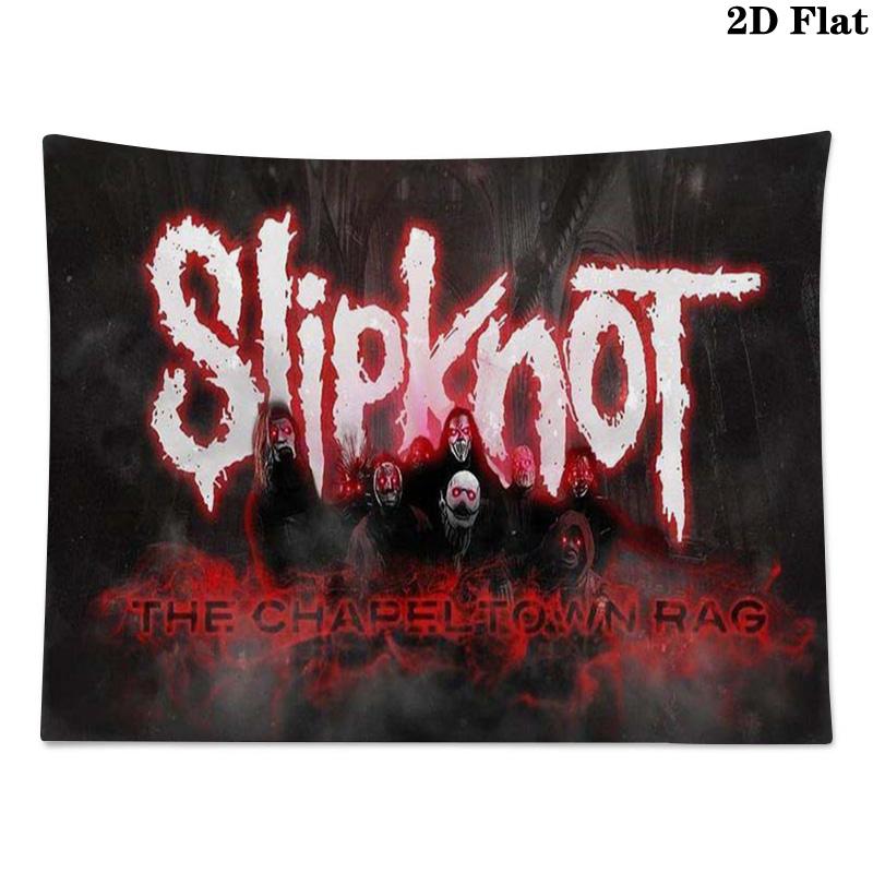 Slipknot Wall Tapestry Aesthetic Wall Hanging Printed Fabric Blanket Decorative Tapestries for Bedroom Living Room Home Decor