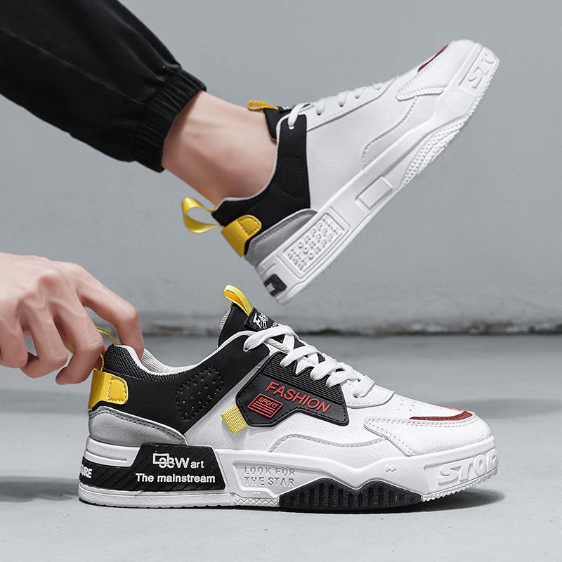 2024 Весна и Осень Новые Универсальные Модные Повседневные Кроссовки Молодежные Толстые Подошвы Мужские Кроссовки Для Бега Скейтбординга Кроссовки Мужские