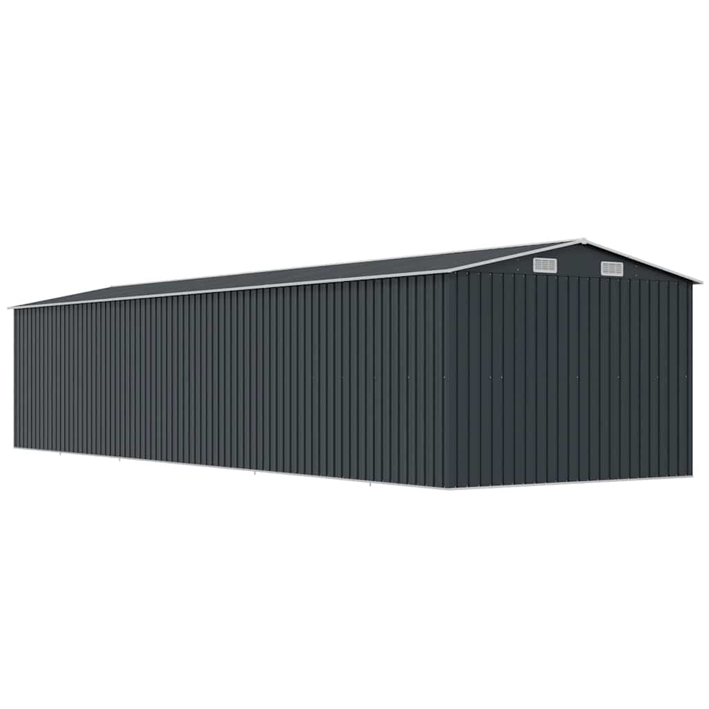 Tool Shed Anthracite Grey 257 x 779 x 181 cm Galvanized Steel