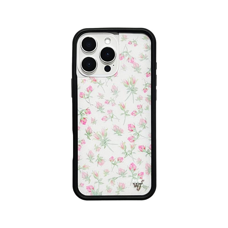 Чехол для телефона Wildflower Hot 3D Lilypad Floral wf protect для iPhone 15pro 12 13 14 15 16 Pro Max 16 Plus 16pro Розовый цветок wf Обложка