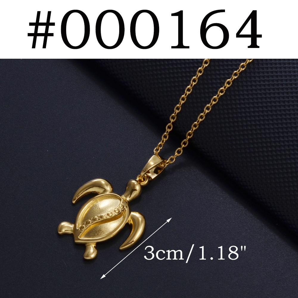 2025 Hawaiian Flowers Guam Puerto Rico Mayotte Necklaces Women Jewelry Stainless Steel Nefertiti Turtle Shell Flamingo #000164