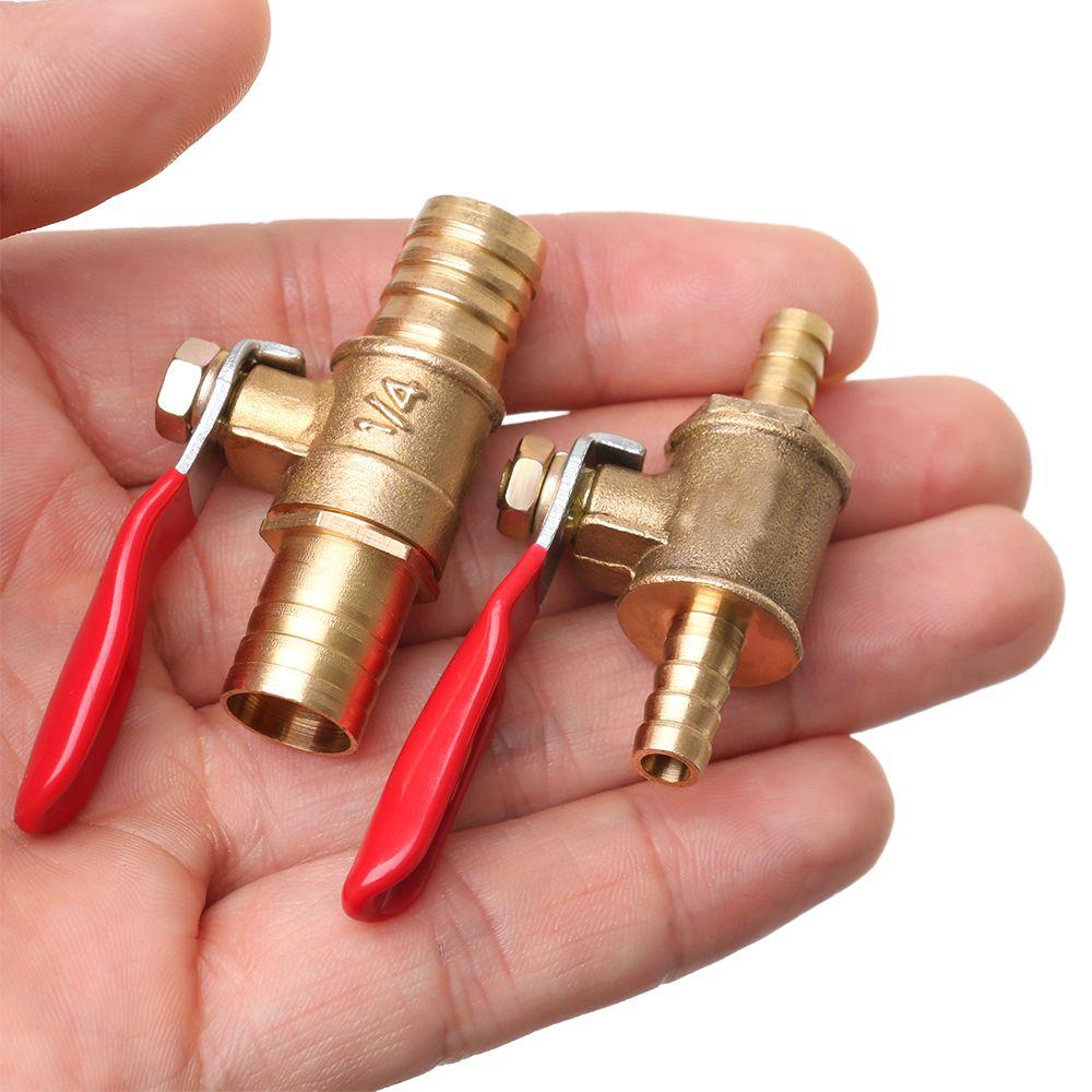 Полезный запорный обжимной резьбовой соединительный фитинг для труб, латунный шаровой кран, устройство управления