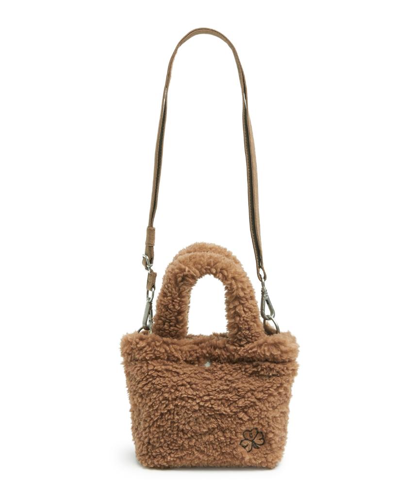 Mark Gonzales Women'S Club Boucle Mini Crossbody Bag - Camel