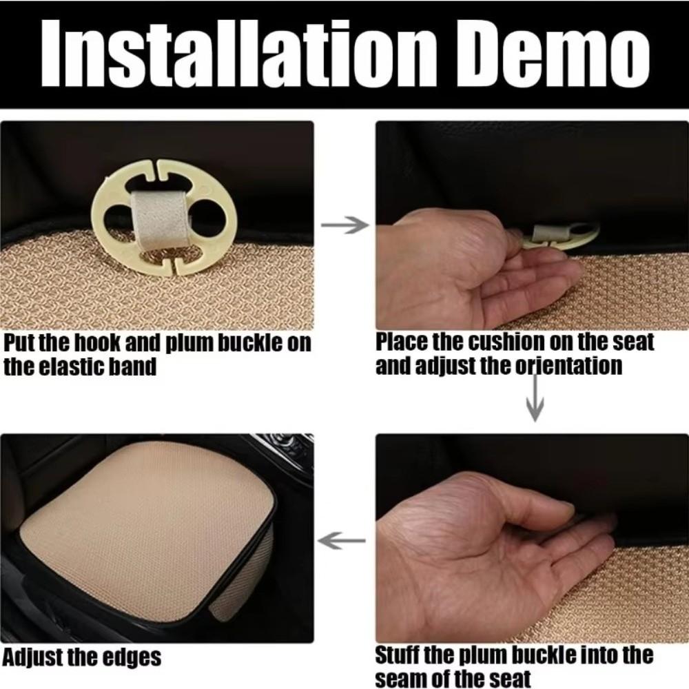 Non-slip Car Seat Cushion Wear-resistant Car Interior Cushion Universal Auto Protector Mat