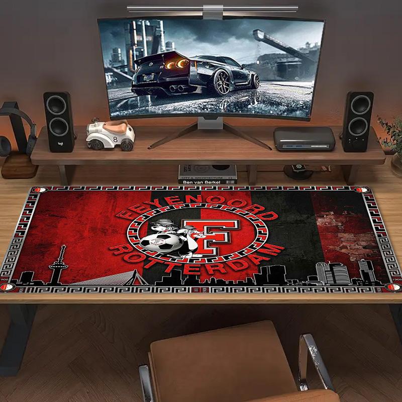 Feyenoord Color Mouse Pad Large Gaming Table Cushion Non-slip Laptop Tablet Big Mousepad XXL Mat Mini PC Playmat With Lock edge