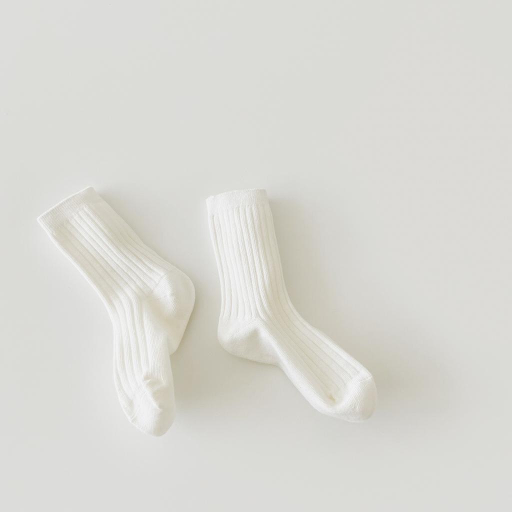 Детские школьные носки, модные однотонные полосатые носки до середины икры для маленьких мальчиков и девочек, ретро весенне-осенние хлопковые детские носки