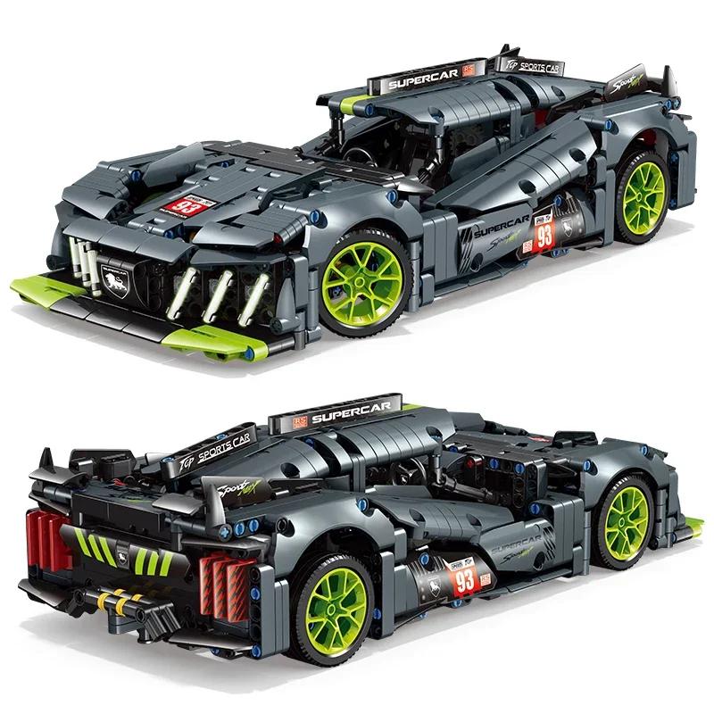 1280PCS Technical 1:14 Peugeoted 9×8 Speed Car Building Blocks Racing Vehicle Assemble Bricks Toys Gifts For Kids Boy
