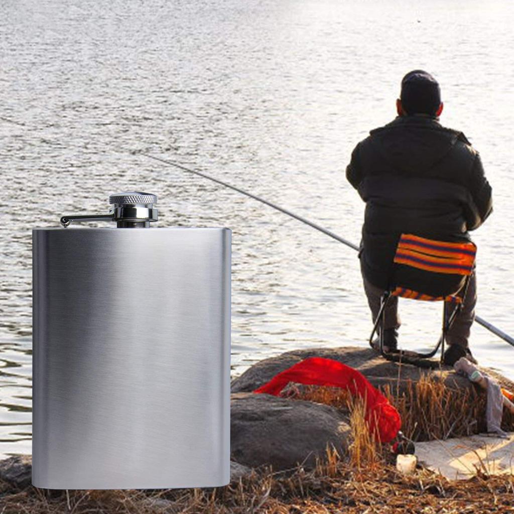 Фляжка voocye Skittles Hip Flask 8 унций 220 мл из нержавеющей стали, бутылка для виски и сакэ, портативная, очень легкая и удобная