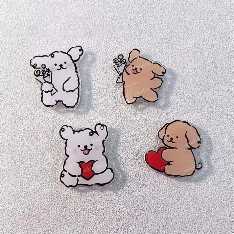 Держатель для телефона Ток Кронштейн Корейский Милый Мультяшный Щенок Магнитный Сокет Карманная Подставка Для iPhone Samsung Xiaomi Кольцо-Держатель для Пальца