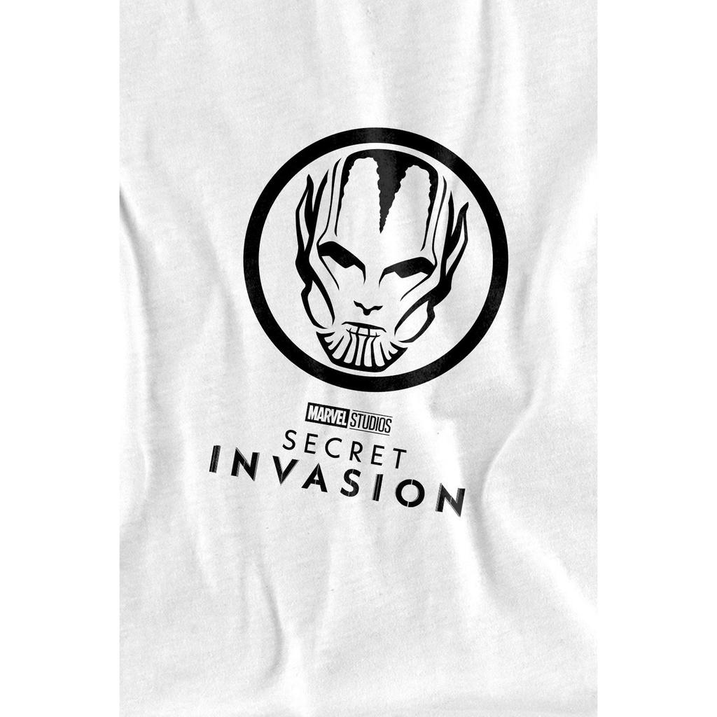 Marvel Mens Secret Invasion Mono Badge T-Shirt