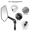 Bicycle Handlebar Reflector Rear View Mirror Mountain MTB Electrical Bike Scooter Wide-Range Cycling Adjustable Angles Mirrors