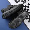 Fashion 2025 NEW Height Platform Street Male Shoes Non-slip Thick Soled Sports Slides Light Outdoor Hiking Shoes Summer Men's Sandals