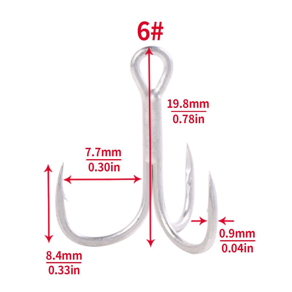 20шт/КОРОБКА полный набор рыболовных крючков коробка комплект нержавеющая тройная рыболовные крючки море для пресноводных соленых окровавленный крючок