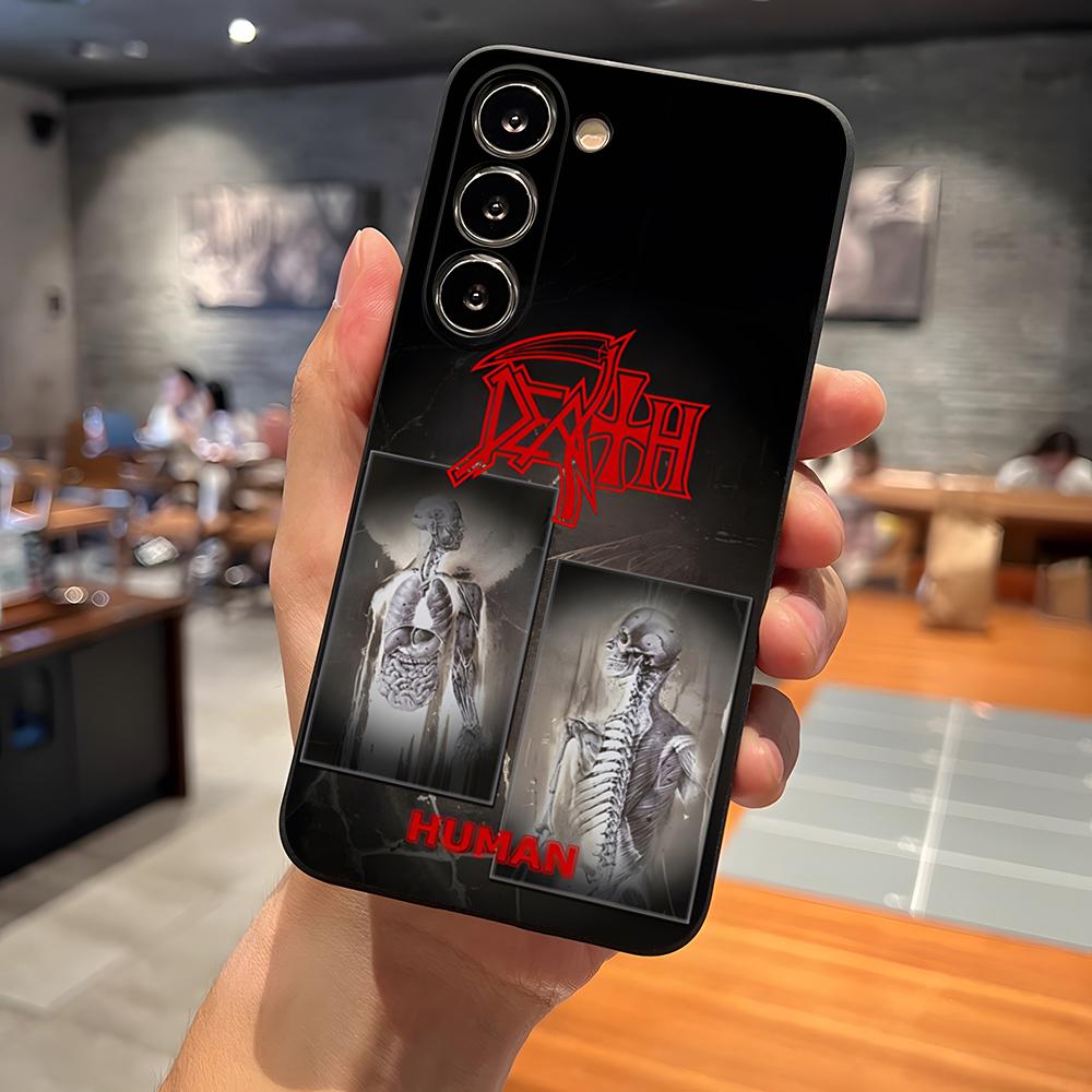 Чехол для телефона Death Metal Band Для S23 Samsung S25 S26 S24 Ultra S22 S20 Fe S21 Plus A16 A54 A34 A24 A53 A13 A14 Чехол