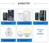 Wireless Smart Music Doorbell with Dual Alerts and Long-Range Elderly Call Button - Battery-Free