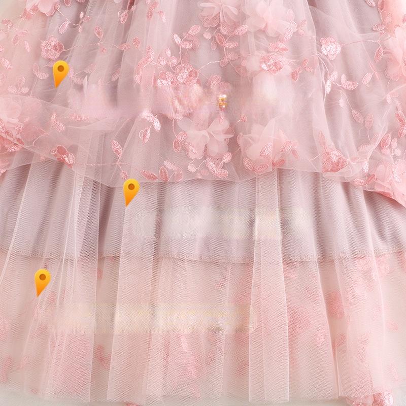 Повседневная длинная юбка с высокой талией, женская одежда, сетчатые юбки до середины икры с бисером, женские длинные юбки с цветочной вышивкой для женщин