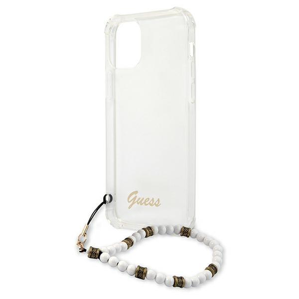 Guess Guhcp12Lkpswh Iphone 12 Pro Max6,7 Transparent Hardcase White Pearl