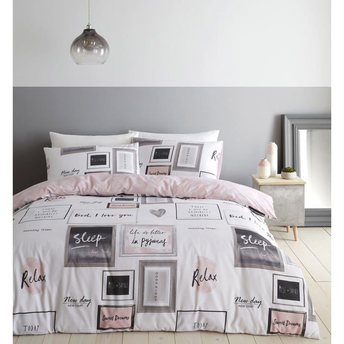Parure de drap Catherine lansfield - BD/48852/W/SQS/BLH