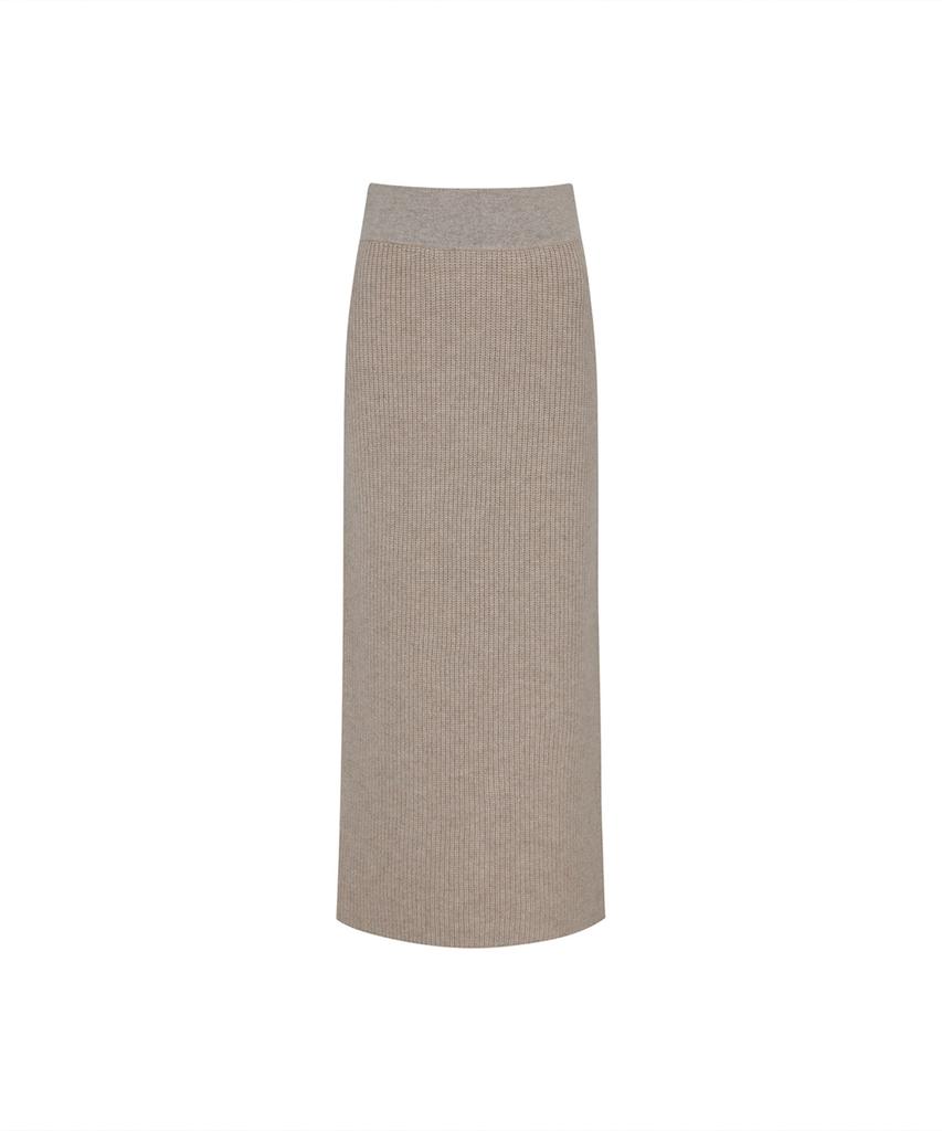 Calate Pure Cashmere Long Skirt