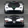 1/32 Pagani Zonda R Toy Car Model RMZ CiTY Diecast Metal Miniature Super Sport Sound & Light Collection Pull Back Gift For Boys
