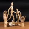 Joint Movable Sketch Mannequin Wooden Jointed Mannequin  Home Decoration Drawing Practice Tool