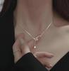 Серебряное ожерелье "Большая Медведица" S925 для женщин - 2024 Легкая роскошь, цепочка на ключицу с нишевым дизайном