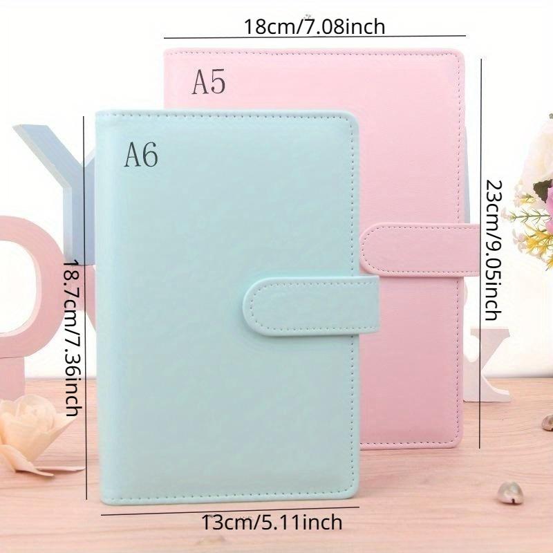 Папка-планировщик с конфетными цветами, обложка для блокнота со страницами для занятий (В комплект не входят вставки)