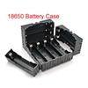 New Black DIY 1/2/3/4 Section Plastic Battery Case Holder Storage Box For 18650 Rechargeable Battery 3.7V DIY