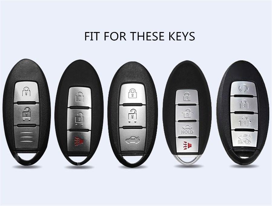 Для Nissan Infiniti Аксессуары Металлический сплав Чехол-держатель для ключа автомобиля