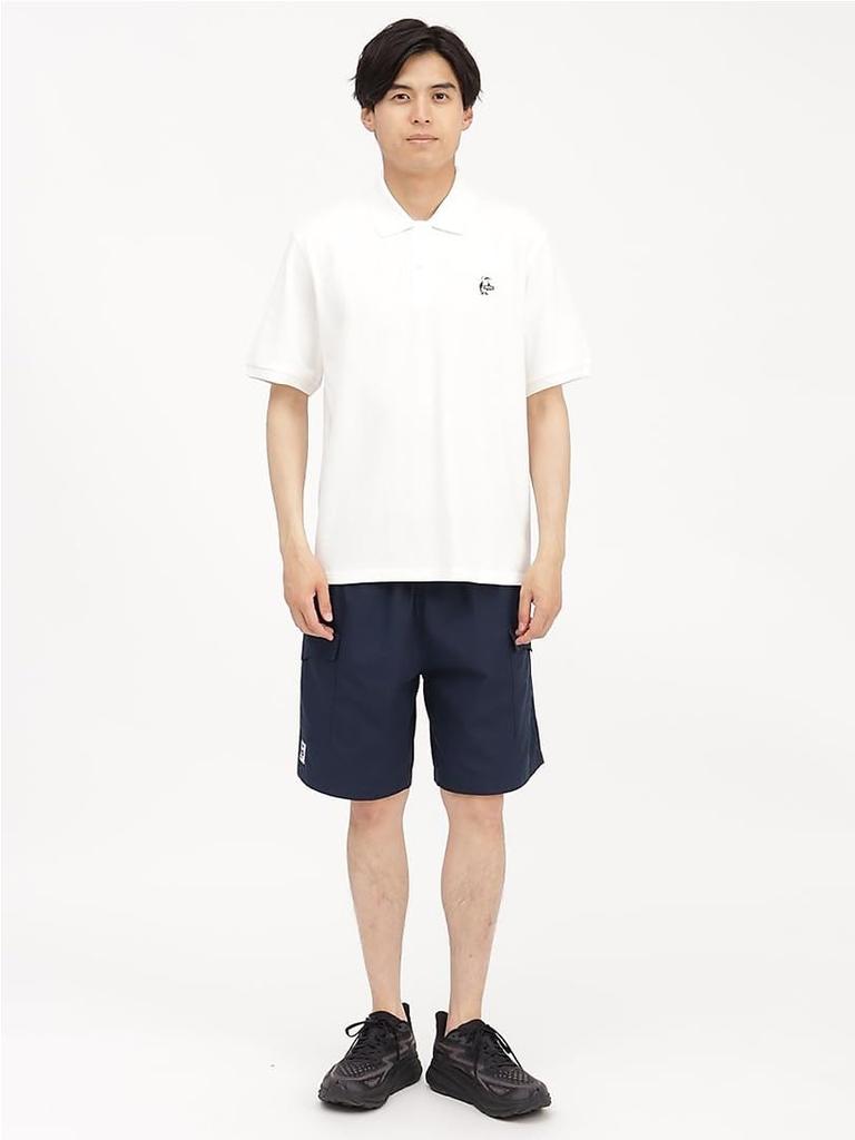 CHUMS Рубашка-поло Booby Рубашка-поло Темно-синий XL Мужская