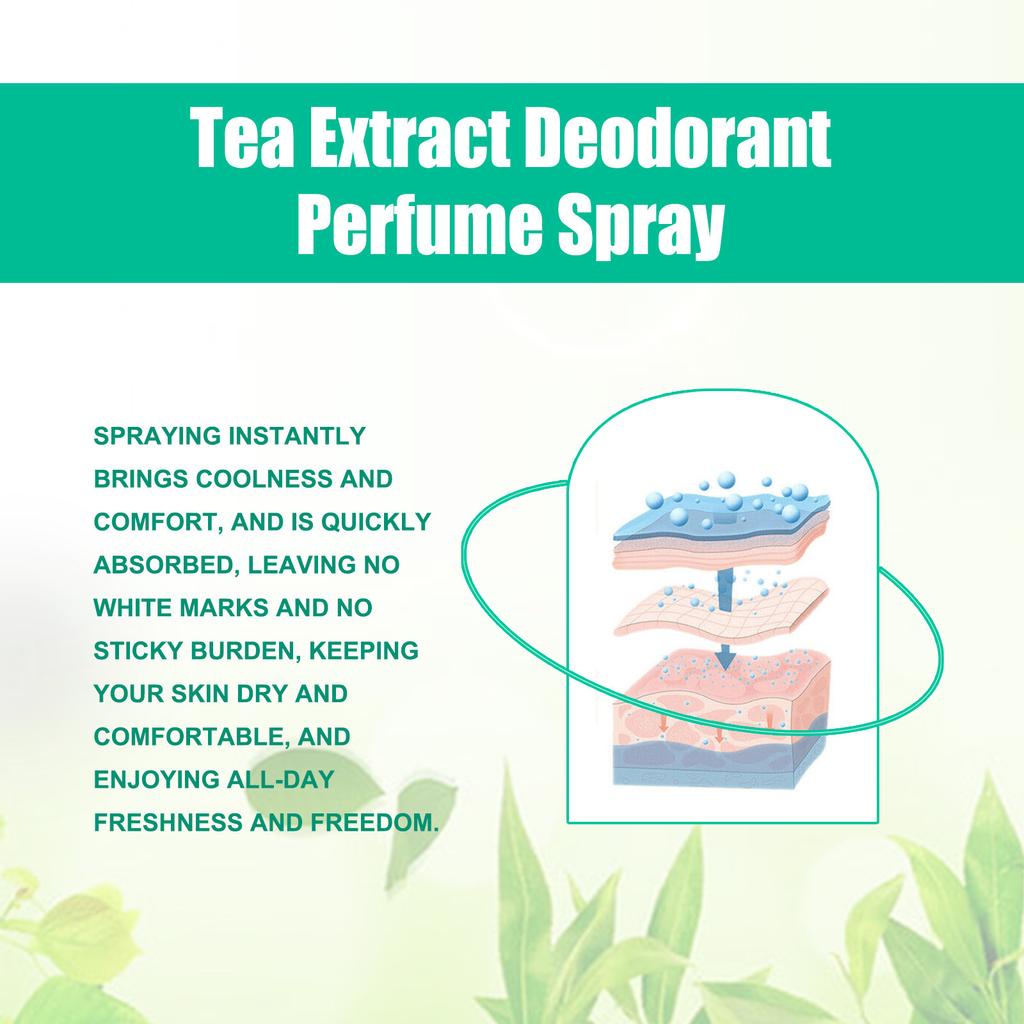 Eelhoe Body Odor Sweat Deodorant Spray Lasting Body Underarm Feet Sweating Deodorizer Eliminate Bad Smell Antiperspirants 30ml