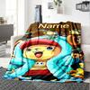 Customiz Name Personality One Piece Chopper Blanket Soft &Warm Sofa Office Bed Travel Lunch Break Blanket, Gift Suitable All Seasons