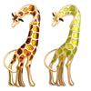 European and American Creative Cartoon Dripping Animal Accessories Giraffe Pin Brooch