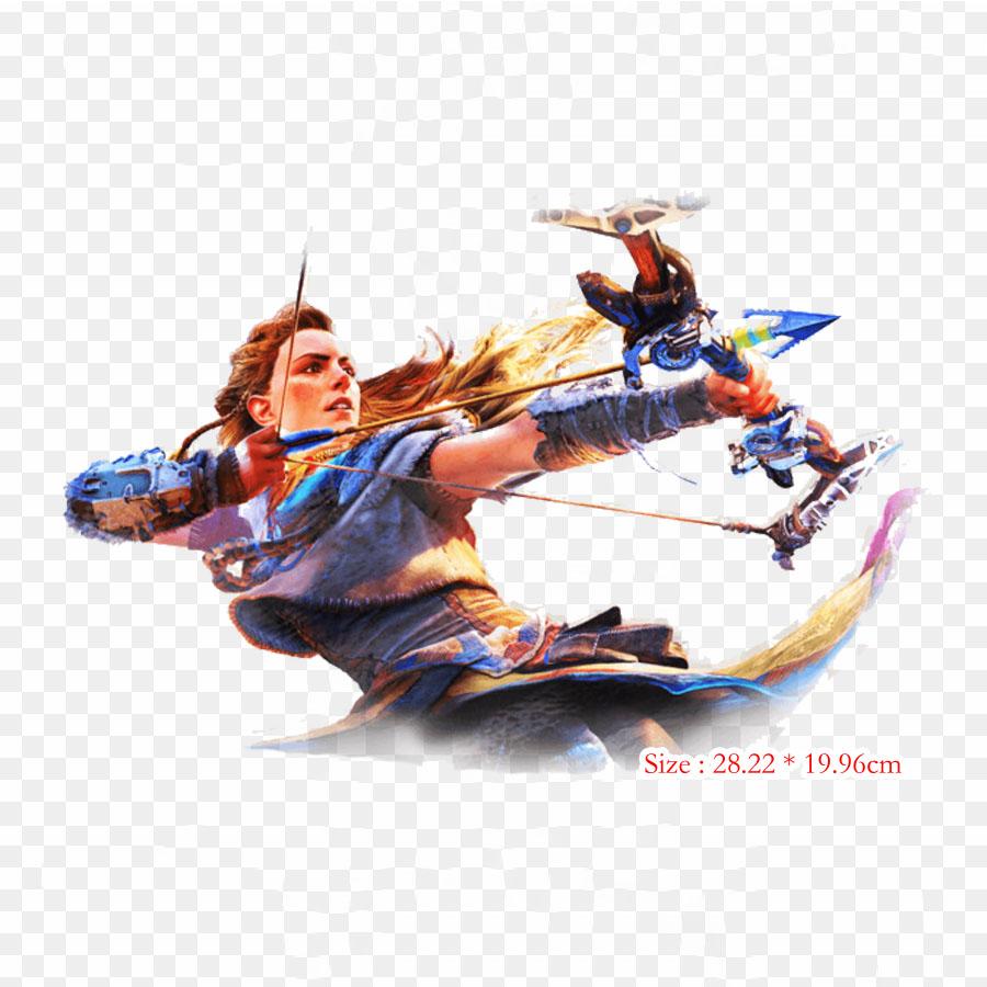 Фигурка Horizon Zero Dawn Horizon Zero Dawn из сплава, термопереносная печать, виниловые нашивки, наклейки для одежды, аппликации «сделай сам», моющиеся нашивки