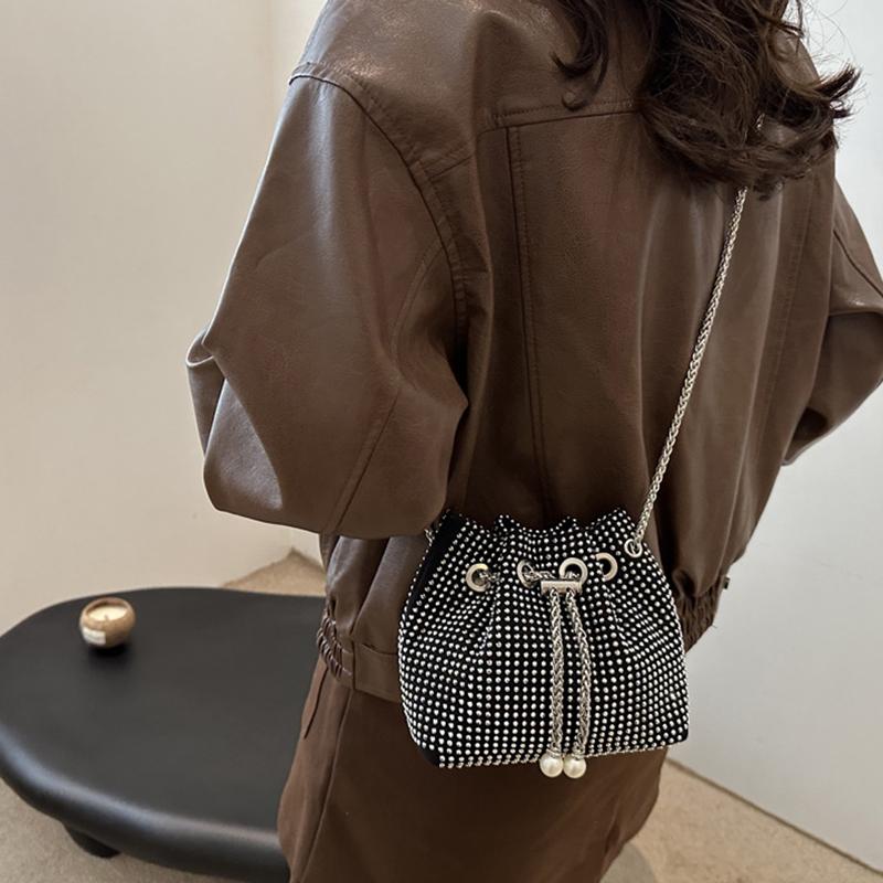 Женская Мода Роскошный Дизайн Сумка-Шоппер Через Плечо Большая Вместимость ПУ Кожа Стразы Сумка Через Плечо Женский Бренд Сумки Топ Ручка