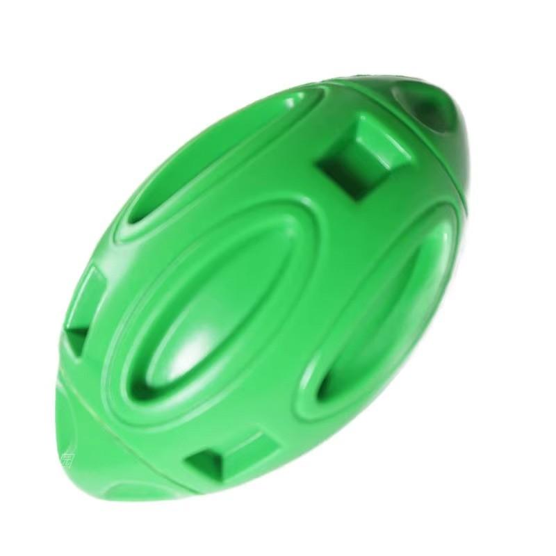 Ball Dog Rugby Squeaky Toy Pet Chew Balls For Medium Large Dogs Durable Gift
