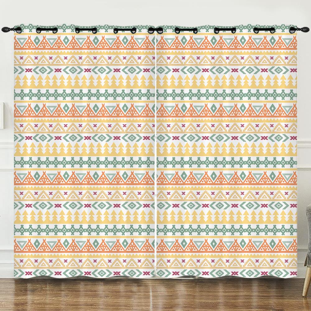 Серия 3D Fresh Printing Цифровая печать Штора Блэкаут и на люверсах