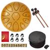 3/6/8inch Tongue Drum Steel Tongue Drum Set Hand Pan Drum Pad Tank Sticks Carrying Bag Percussion Instruments Accessories