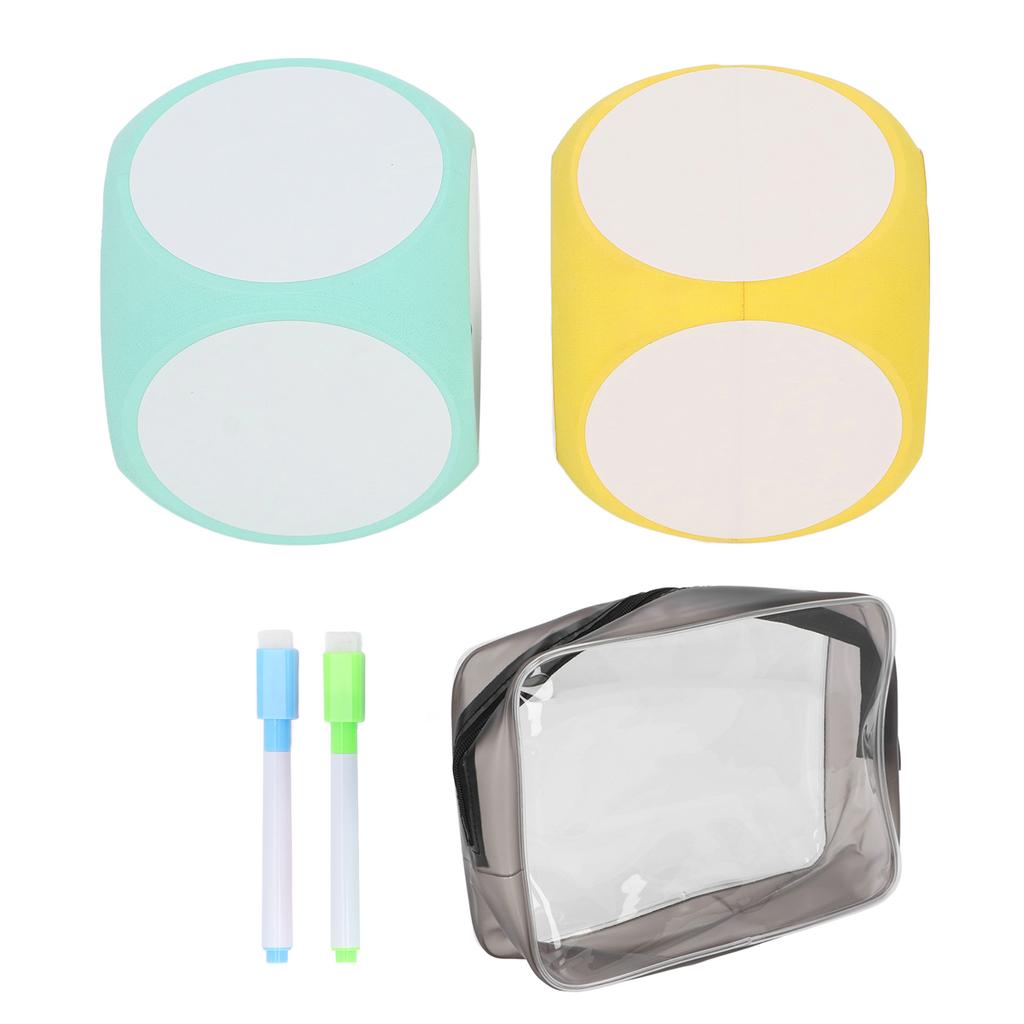 2pcs Dry Erase Dice Set Write On Wipe Off Dry Erase Blocks Blank Dice Educational Supplies for Kids