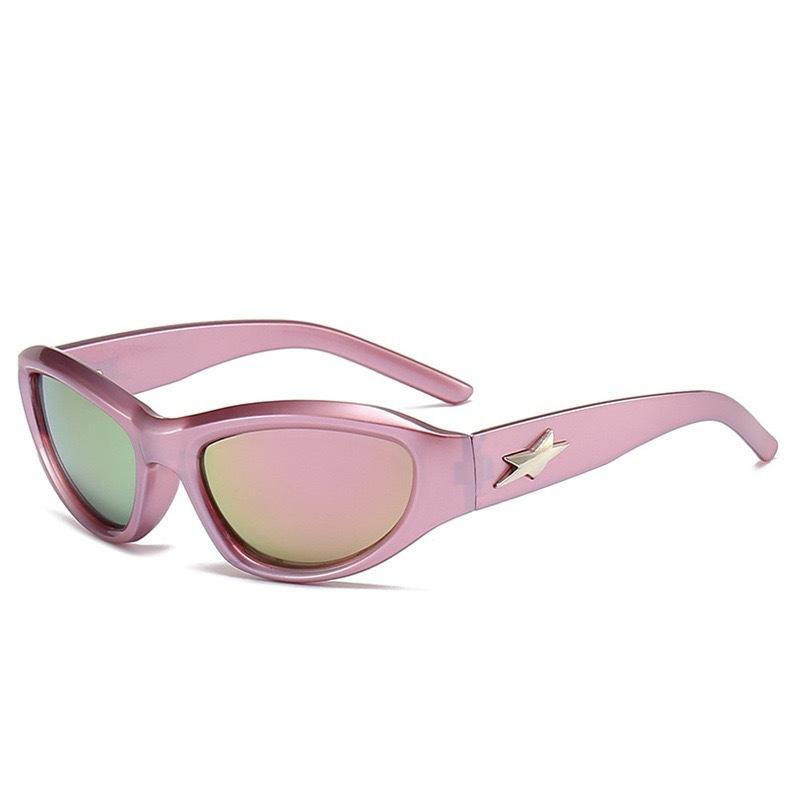 New Fashion Sunglasses Y2K Millennium Hot Girl Trendy Pentagram Glasses