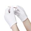 Хлопковая гладкая мягкая косметическая маска для рук Белые увлажняющие перчатки Отбеливающий уход за руками