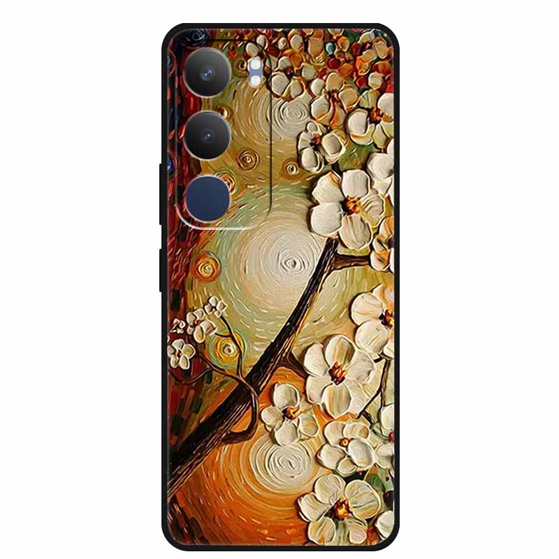 Чехол для vivo Y19s 4G, пылезащитный корпус из ТПУ, черный мягкий силиконовый чехол для vivo Y19s Pro Y 19s 4G, защитная задняя крышка телефона