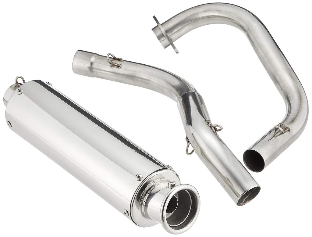 NBS Bike Parts Center Stainless Steel Custom Muffler for Honda Ape 50/100 (2031)