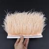 Dyed Ostrich Feather Trim Ribbon Fringe 6-8Cm Wedding  Decoration Fluffy Feathers Dress Sewing Clothing 1/5/10Meter  Plume Decor
