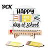 Customizable Milestone Marker First Day of School Chalkboard Sign, Reusable Wooden Board, Academic Year Commemorative Board Back to