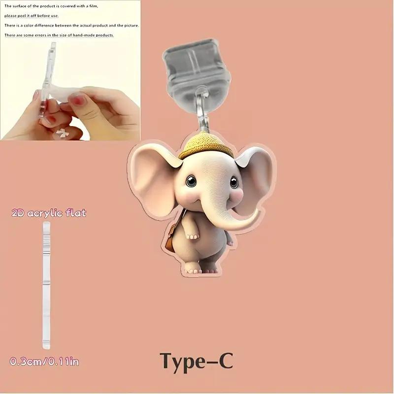 1/3 шт. Милый акриловый кулон-заглушка для пыли для телефона Чихуахуа для iPhone, Samsung и Xiaomi